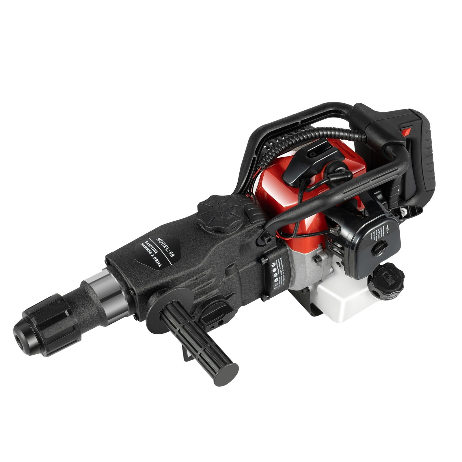Gasoline Hammer Drilling Machine 2 Stroke Gas Powered Demolition Hammer 33CC for Interior Decoration