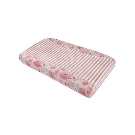 Modern Moments by Gerber Baby & Toddler Girls Plush Changing Pad Cover, Pink
