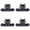 Black*4, variant on BinKFF Cute Chip Clips, Sealing Cat Bag Clips for Food, Fun Cat Shaped Chip Clip, Upgrade Wide Open Bag Clip for Food Storage and Kitchen Snacks, Fun Party Decorations