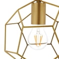 thumbnail image 3 of Colgante geométrico Light Fixture Modway Piqué en oro rosa, 22 x 22 x 191 cm, 3 of 4