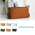 thumbnail image 4 of JUNWELL Storage Basket Leather Organizer Holder Container Box Stationery Sundries, 4 of 9
