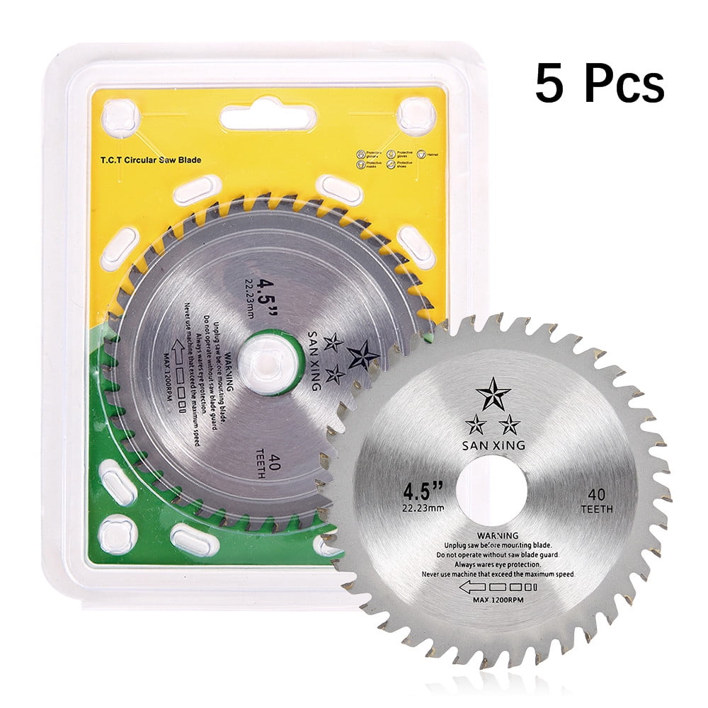 115mm 40T Wood Plastic Cutting Circular Saw Blade Angle Grinder carbide tipped 