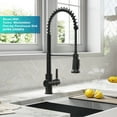 thumbnail image 4 of Kraus Britt 2-in-1 Commercial Style Pull-Down Single Handle Water Filter Kitchen Faucet for Reverse Osmosis or Water Filtration System in Matte Black, 4 of 16