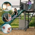 thumbnail image 4 of Lifetime Kid's Adventure Clubhouse Swing Set with Slide, Belt Swings and Trapeze Bar (91135), 4 of 13