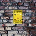thumbnail image 5 of 1pc Chick Tin Sign Vintage Metal Sign Poster Retro Painting Plaque Iron Sign Wall Decor Art Mural Hanging Decorative Sign for Bathroom Kitchen Toilet Home Cafe 12 x 8Inch-Chicken Crossing, 5 of 7