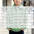 thumbnail image 3 of Trikvn Quarter Zip Pullover Sweater for Boys Waffle Knit Long Sleeve Lapel Collared Sweatshirt Casual Fall Winter Basic Tops Comfortable Active Outerwear for Kids, 3 of 9