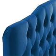 thumbnail image 4 of Pemberly Row Queen Diamond Tufted Performance Velvet Headboard in Navy, 4 of 7