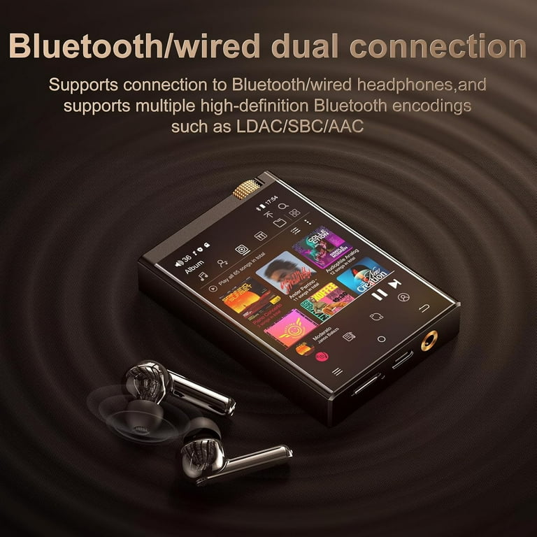 80GB Hi-Fi MP3 Player, Oilsky Spotify MP3 Player with Bluetooth