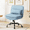Gris, variante sur Homall Chaise de Bureau Jambes Croisées avec Roulettes, Chaise de Bureau Pivotante Sans Accoudoirs à Assise Extra Grand, Hauteur Réglable Chaise de Travail Confortable avec Coussin Épais (Cuir PU, Gris)