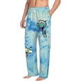 thumbnail image 2 of Invader Zim Gir Men's Pajama Pants With Pockets Lounge Fashion Cozy Daily Sleep Pants Sleepwear, 2 of 8