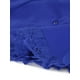 thumbnail image 5 of CAMISA VICTORIANA INSPIRE CHIC para MUJER con ESCOTE CORAZÓN, MANGAS ABULLONADAS, BLUSA GÓTICA CON LACITOS para HALLOWEEN en AZUL REAL, 5 of 7