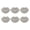 Gray, variant on 6Pcs Smiling Face Corner Bookmarks Leather Corner Page Book Marker for Journals
