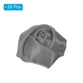 thumbnail image 3 of Uxcell Artificial Flowers Roses Heads Satin Ribbon Roses Fake Flowers Fabric Flowers Dark Grey 20 Pack, 3 of 5
