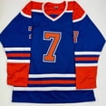 thumbnail image 4 of Autographed/Signed Paul Coffey Edmonton Blue Hockey Jersey JSA COA, 4 of 4