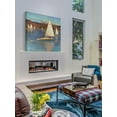 thumbnail image 6 of "Racing Boats" Painting Print on Wrapped Canvas, 6 of 7