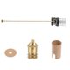 thumbnail image 2 of 1 Set Pull Chain Light Fixture E27 Pullswitch Lamp Holder Ceiling Light Socket Accessory, 2 of 4