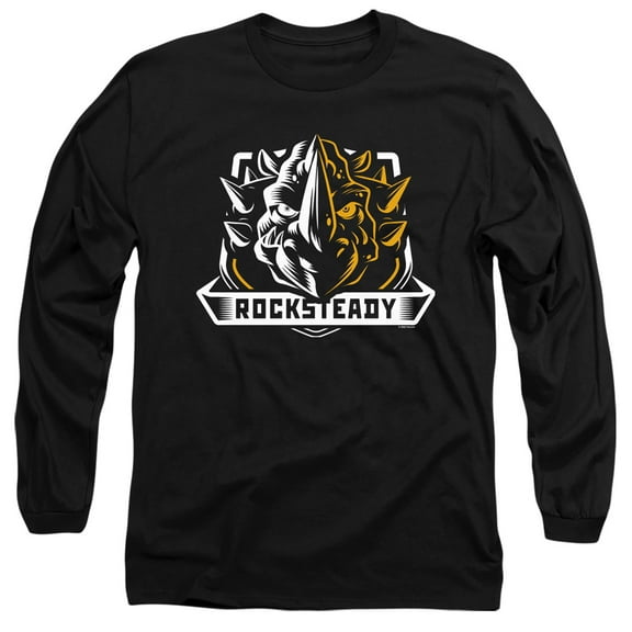 TMNT Teenage Mutant Ninja Turtles Rocksteady Unisex Adult Long-Sleeve T Shirt
