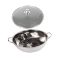 thumbnail image 4 of Olla caliente Shabu Shabu con tapas, olla de mesa para tres comidas, olla para sopa de tres lados, utensilios de cocina para acampar, fiesta familiar 332 cm mayimx Ollas Calientes Divididas, 4 of 7