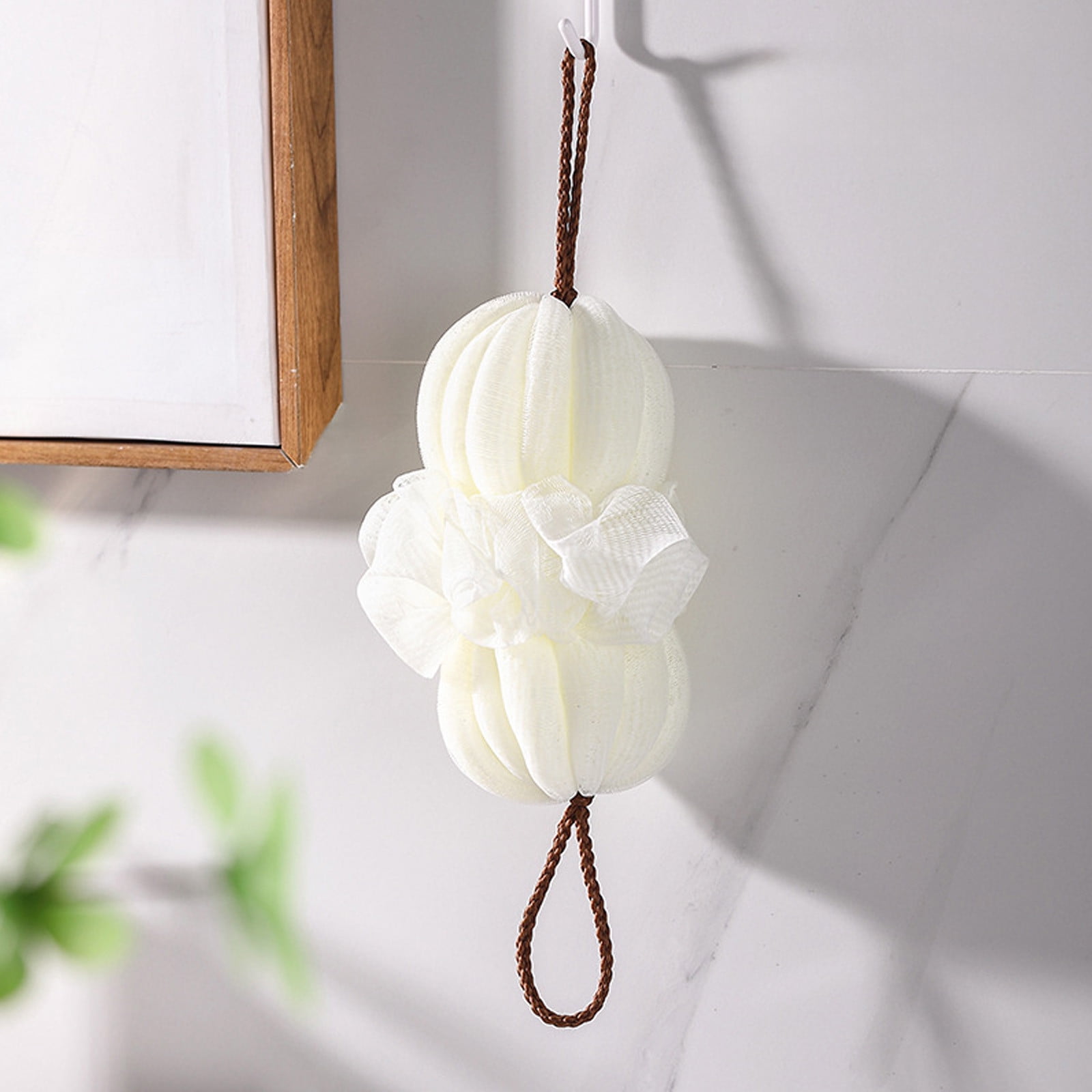 Sentmoon Room Decor Long Strip Bath Flower For Back Scrubbing Soft And No Scattering Bath Back Pull Strip Double Stretchable Bath - Walmart.com