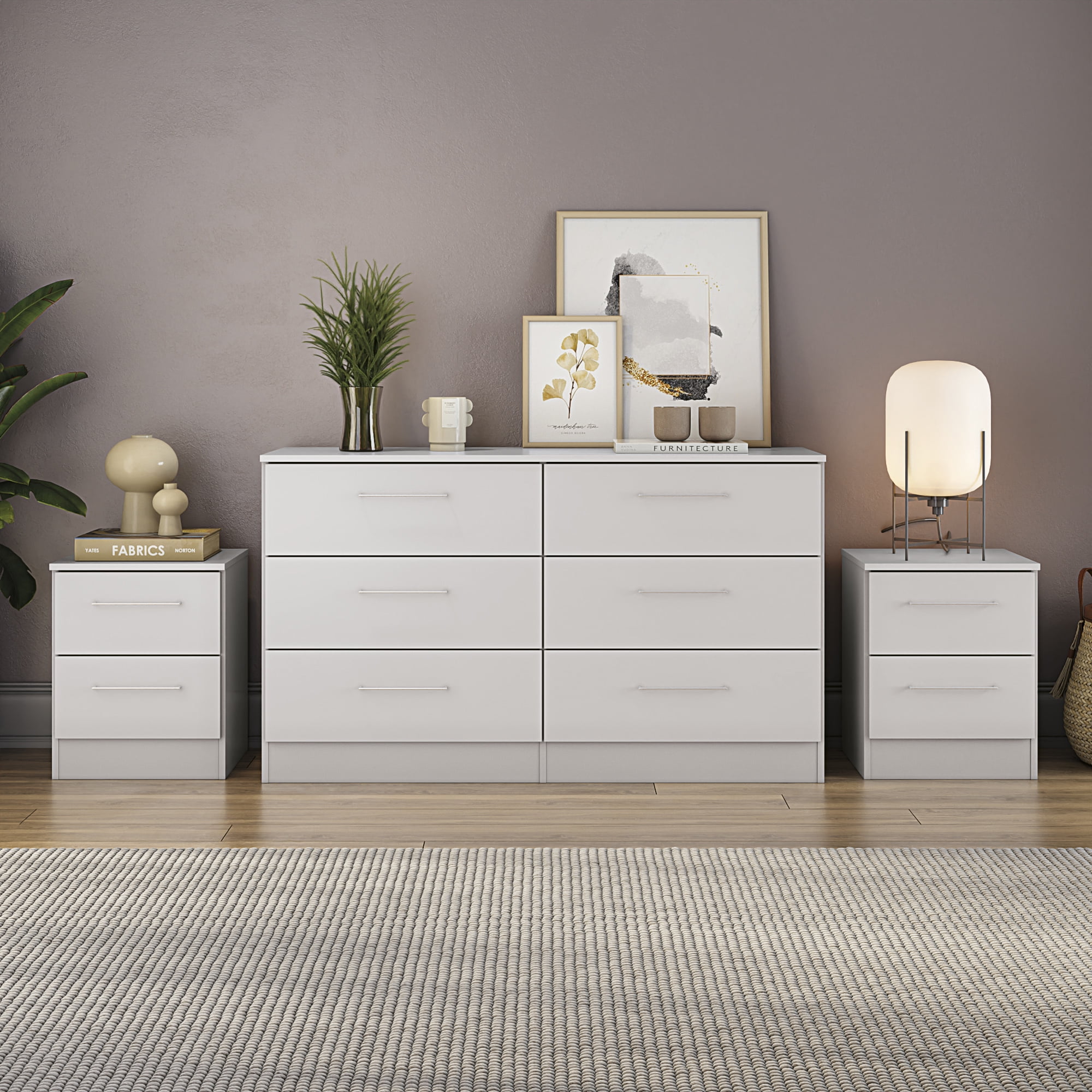 Free Shipping! Kappesberg Foster 3-Piece Bedroom Set, 6-Drawer