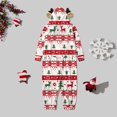 thumbnail image 4 of Glisme Pyjamas de Noël Assortis pour la Famille Ensembles à Capuche d'Hiver Chauds à Fermeture Éclair Pyjamas Thermiques pour Fête des Fêtes pour Enfants Mignons Pyjamas de Noël Rouges Taille 3-4 Ans, 4 of 6