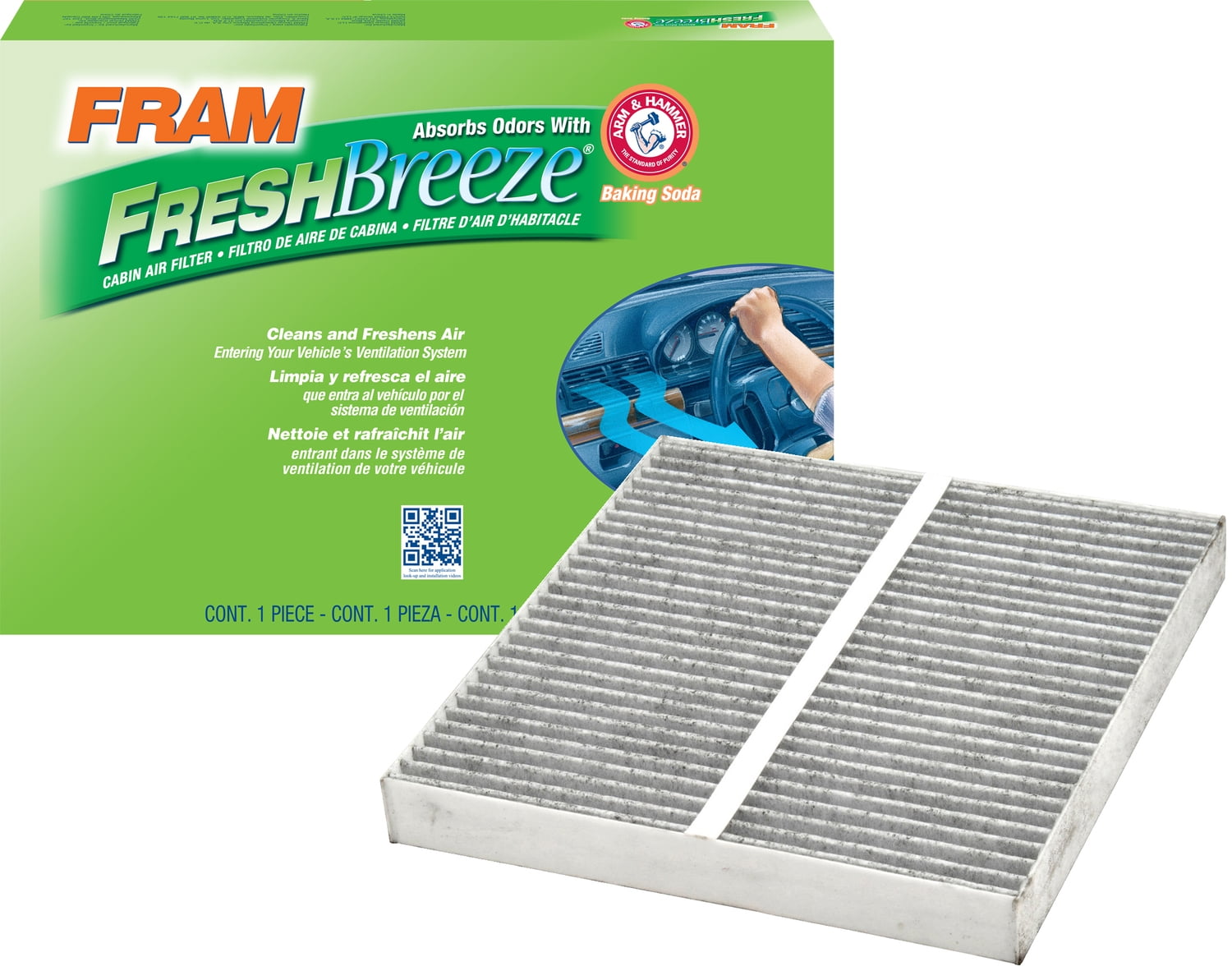 FRAM Fresh Breeze Cabin Air Filter, CF10372
