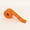 Orange, variant on Entry Pass 500-Piece Roll of Perforated Raffle Tickets for Admission and Prize Drawings with Bold Numbers and Bright Colors for School Carnivals