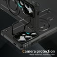 thumbnail image 4 of ELEHOLD for Samsung Galaxy S24 Ultra Case, Compatible with Mag safe Accessories, Strong Magnetic Military-Grade Drop Protection Invisible Kickstand Shockproof Protective Phone Case,Black, 4 of 7