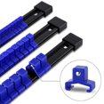 thumbnail image 3 of 3 PCS Socket Organizer 1/2 3/8 1/4 Inch Drive Socket Rail Holders Heavy Duty Socket Racks Blue, 3 of 5