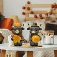 thumbnail image 3 of 1PC Highland Cow Figurines Autumn Pumpkin Maple Highland Cow Gnomes Leaf Scottish Resin Statue Calf Lovers Gifts for Fall Home Garden Kitchen Office Tiered Tray Table Decor, 3 of 9