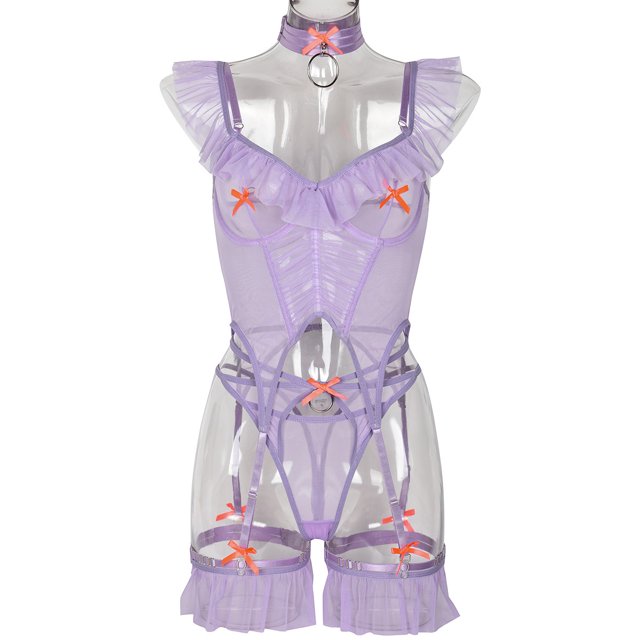 Mono sexy de malla elástica con costuras en espiga para niña, con tirantes sin espalda y moldeador, estilo europeo y americano
