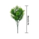 thumbnail image 4 of Billuyoard Hierba Artificial de musgo de vainilla, plástico suave, spray de tacto real, color agua, hierba de simulación, pared de plantas, Plantas Artificiales pino torre de 5 horquillas, 4 of 6