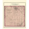 thumbnail image 3 of Brink 15x18 Black Modern Framed Museum Art Print Titled - Virginia Illinois Landowner - Brink 1874, 3 of 5