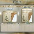 thumbnail image 6 of Tetote  Modern Metal Frame Wall Mounted Bathroom Vanity Mirror 48x36 - Gold, 6 of 7