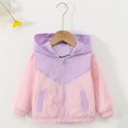 thumbnail image 6 of Kids Lightweight Jackets Zip up Windbreaker Coats Boys Girls Sport Windproof Outerwear Outdoor Waterproof Raincoat with Hood, 6 of 9