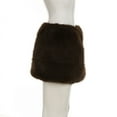 thumbnail image 3 of Sexy Furry Crop Jacket Mini Skirt Set (S, Brown), 3 of 4
