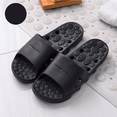 thumbnail image 4 of Womens Mens Slip On Slippers Non-Slip Shower Sandals, Drainage Holes Quick Drying Gym Slippers Shoes for Bathroom, Black Beach Water Slide House Slippers for Indoor Outdoor Massage Footwear, 4 of 4