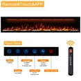 thumbnail image 4 of Clihome  42-88" Recessed Wall-Mounted Smart Control Electric Fireplace 88 in., 4 of 5