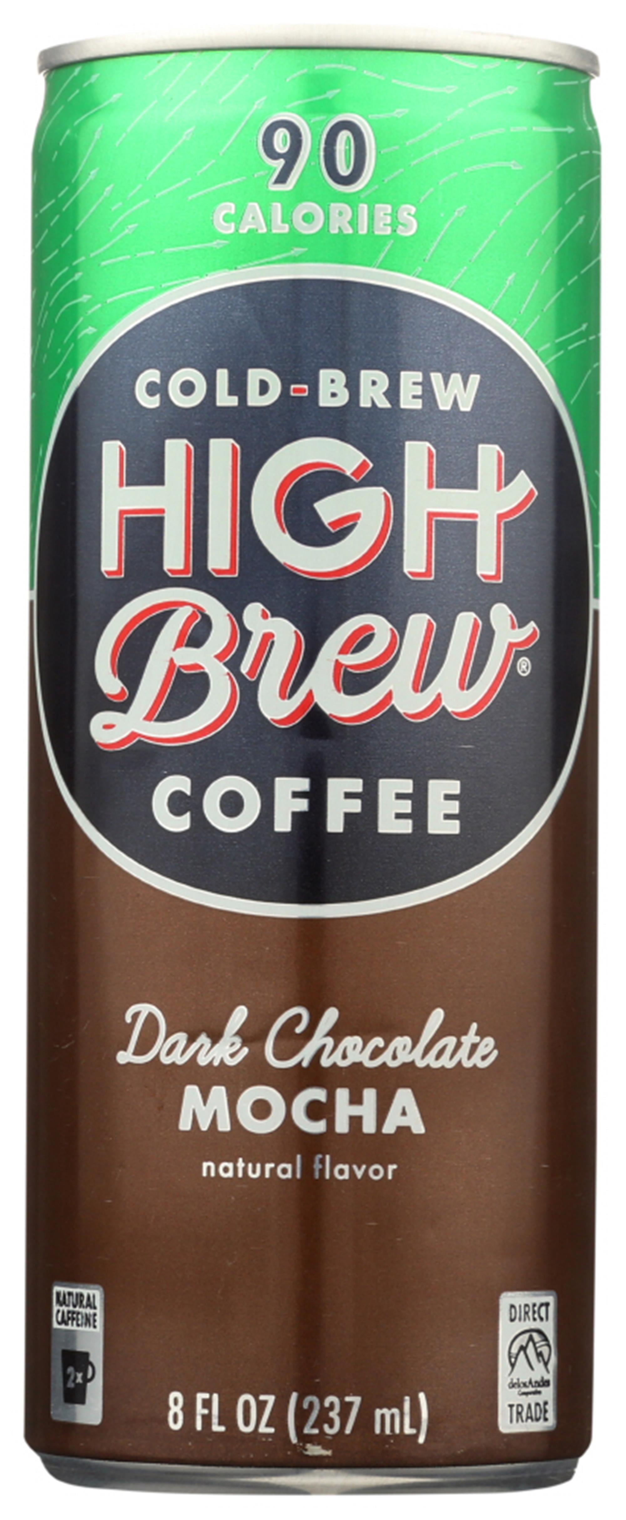 High Brew ColdBrew Coffee, Dark Chocolate Mocha, 8 Fl Oz