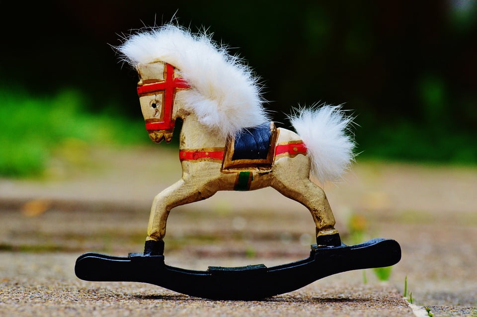 horse wooden childrens toy