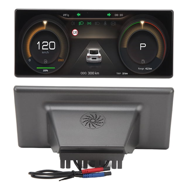 Portable CarPlay Screen for Car, 9in Car Play Screen & Stereo Compatible with Android Auto, Multimedia Player, Bluetooth, Navigation Screen for Tesla Model 3 Y