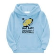 thumbnail image 3 of QITESHIPIN Unisex Kids Football Letter Print Pullover Hoodie Super Bowl Graphic Pocket Casual Sweatshirt Blue,7-8 Years, 3 of 3