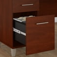 thumbnail image 4 of Bush Furniture Somerset 72W Office Desk with Hutch and Lateral File Cabinet, Hansen Cherry, 4 of 8