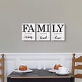 thumbnail image 2 of Family Words Textual Decorative Wall Art Wood Wall Plaque Home Decor, 2 of 3