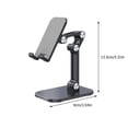 thumbnail image 3 of Support de Téléphone Portable 1 Pce Support Pliable pour Tablette (Noir), 3 of 6