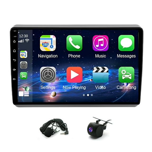 Car Stereo 9" Android 15 4GB 64GB GPS Navigation RDS for Dodge Dart 2012-2016 with CarPlay Android Auto WiFi Bluetooth SWC Split Screen AHD Backup Camera