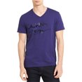 thumbnail image 1 of Calvin Klein Playera gráfica con Logo Distorsionado para Hombre, Púrpura, Grande Calvin Klein Camiseta gráfica, 1 of 1