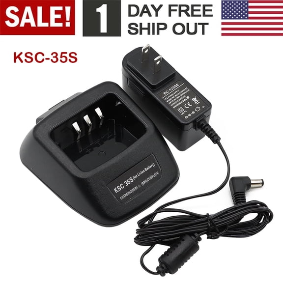 KSC-35S Rapid Charger Set For KENWOOD TK2312 TK3312 TK2400 TK2402 TK3402 Radio