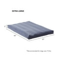 thumbnail image 5 of Happy Hounds Cooper Deluxe Reversible Crate Pad, Denim, Extra Large (48" x 30"), 5 of 8