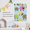 thumbnail image 7 of Coolnut Sheep Clipboard, Acrylic Standard A4 Letter Size Clip Board with Low Profile Clip for Office, Classroom, Doctor, Nurse and Teacher Gifts, 7 of 7